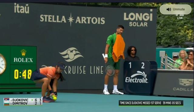 张奔斗:一发成功率86.7% 德约的发球简直神了