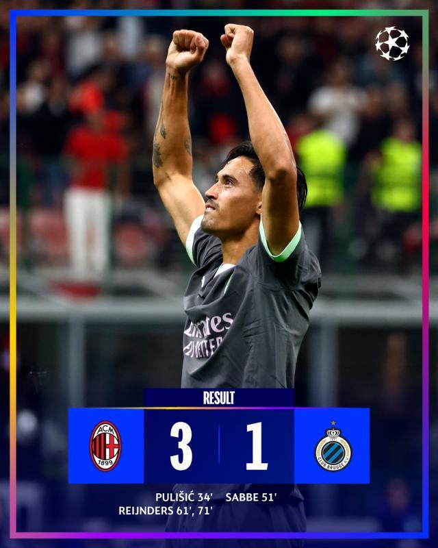 星空体育app下载-【欧冠】米兰3比1十人布鲁日，赖因德斯梅开二度