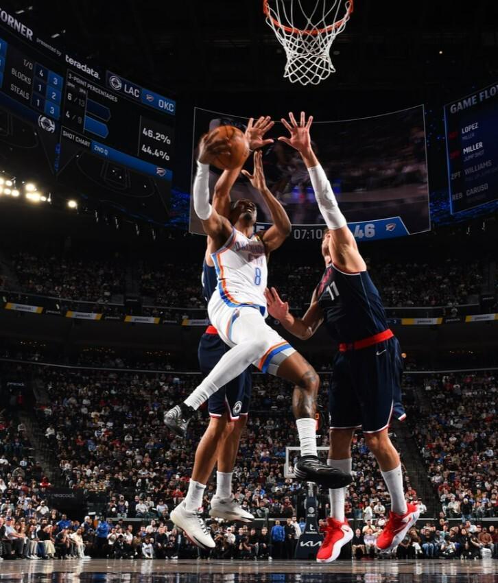 星空体育app下载-锁定联盟第一！亚历山大20+11，雷霆客场128-110轻取快船